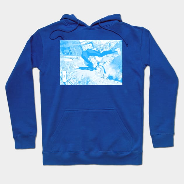 Blue world Hoodie by Kirra